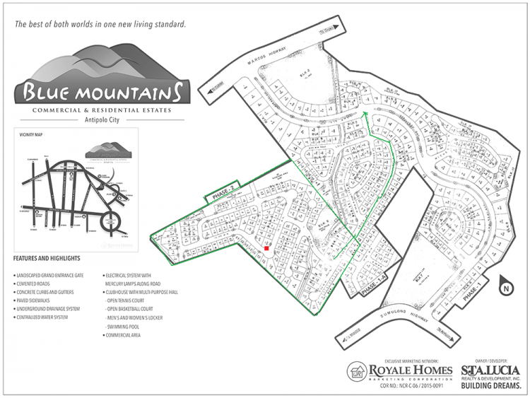 221 sqm Corner Lot at Blue Mountain Antipolo Rizal