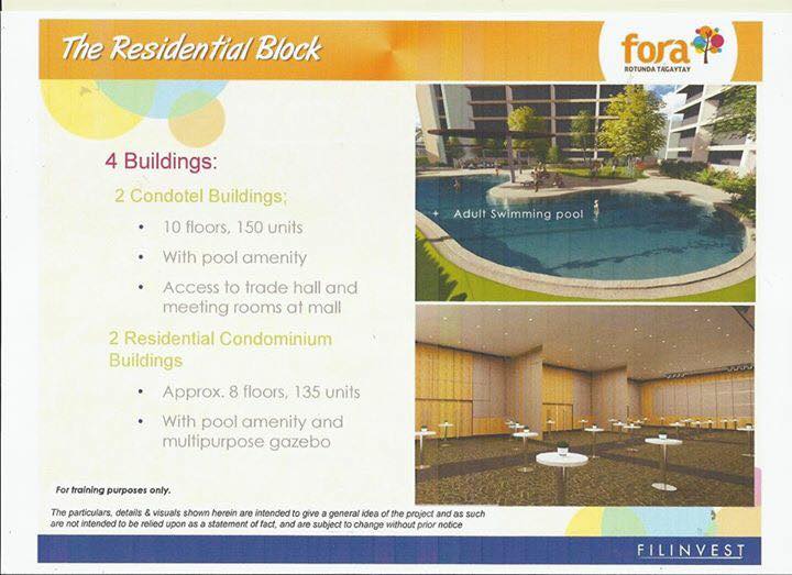 Pre Selling Condotel in Tagaytay Rotunda - Tagaytay FORA