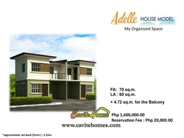 3BR, ADELLE TOWNHOUSE CAVITE, LANCASTER ESTATES, 15 MINS TO METRO MANILA VIA CAVITEX, P13K MONTHLY