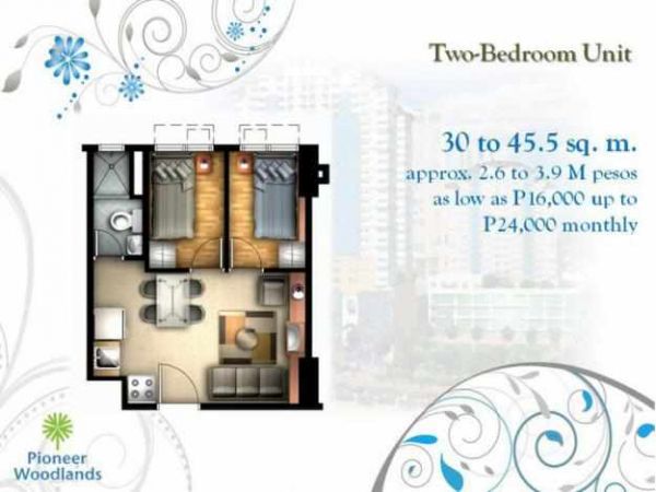 ACCESSIBLE CONDO FOR SALE IN MANDALUYONG NEAR MRT BONI ORTIGAS, 2BR 30SQM 12K/MO. RENT TO OWN CONDO, NO DOWNPAYMENT ZERO INTEREST IN 5 YEARS! CALL 091